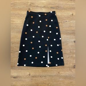 Ann Taylor Factory - Black Polka Dot Skirt